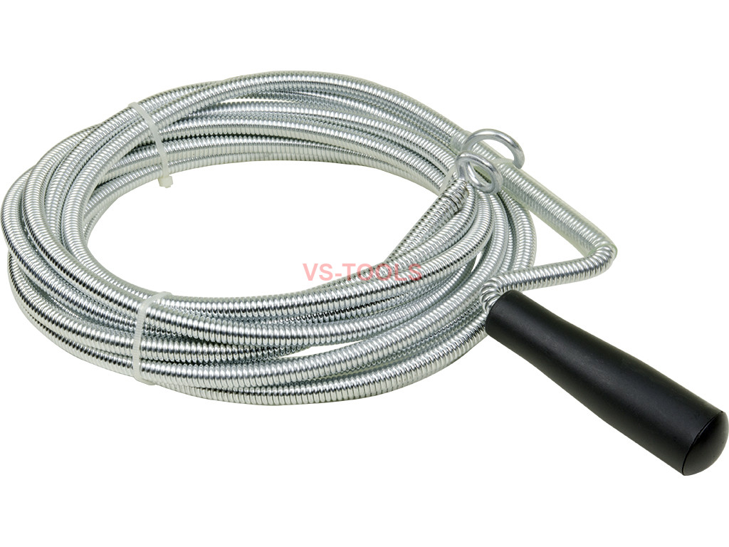 Plastic Grip 5M 16Feet Snake Spring Pipe Rod Sink Drain Cleaner